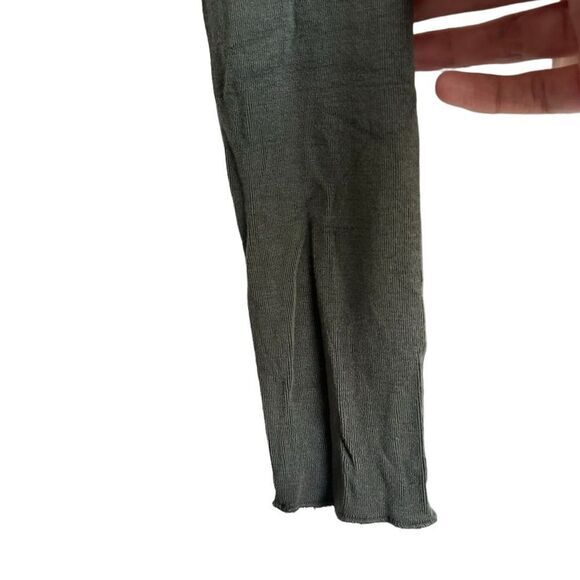 Zara Exposed Stitch long sleeve crop top lightweight size: Medium - Picture 4 of 6